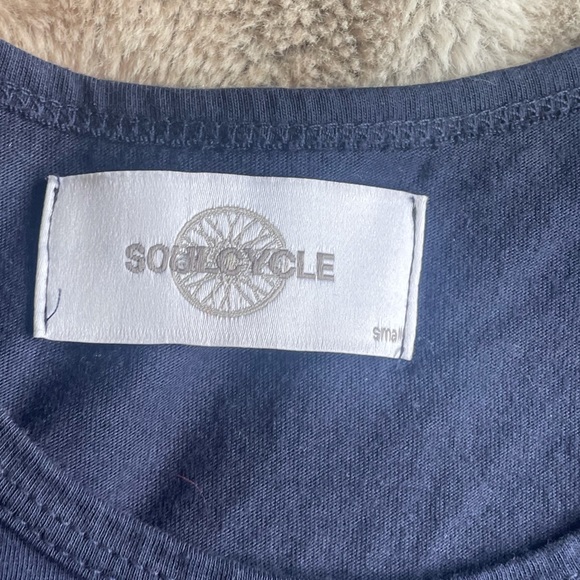 Soulcycle Soul Tank Top Navy & Silver Size Small - Picture 3 of 5